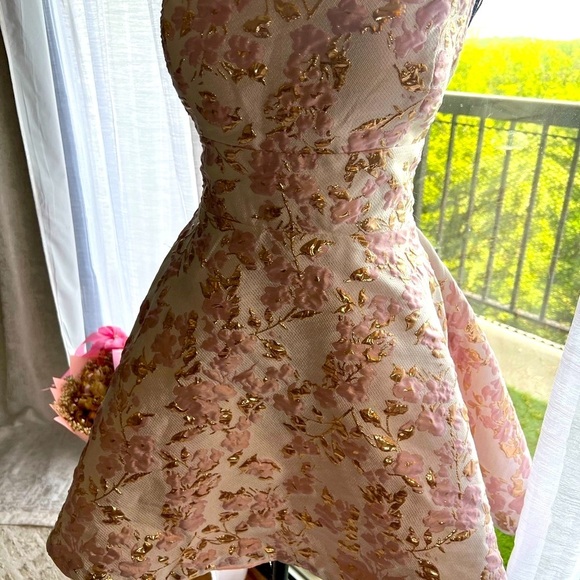 😍🌸New with out Tag B Darlin Pink and Red Pleated A-Line Sundress😍 - Picture 11 of 12